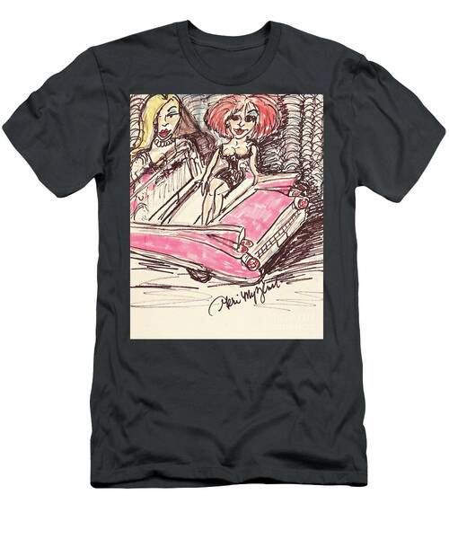 Pink Cadillac Female Models T-Shirt