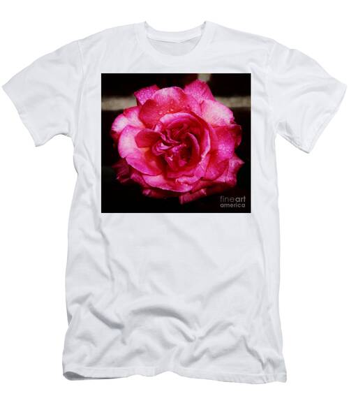 Portrait Of A Pink English Rose T-Shirt