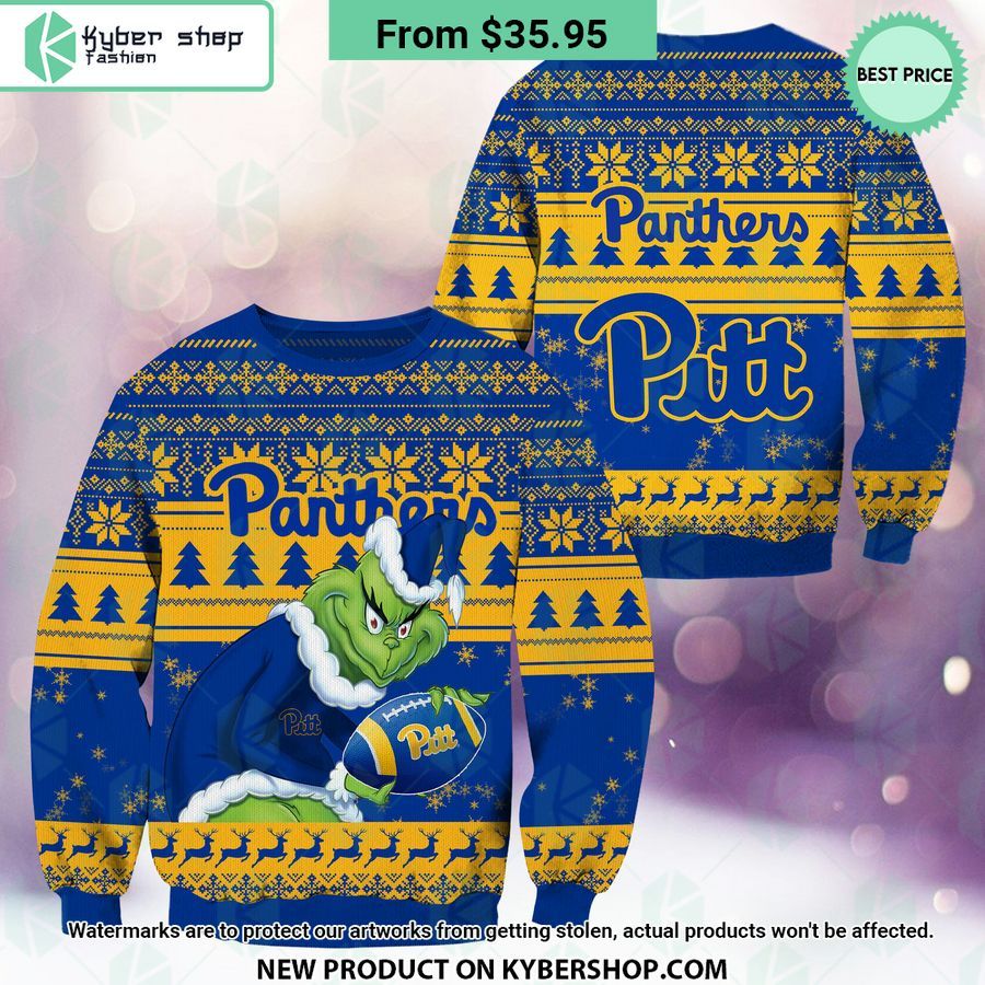 Pittsburgh Panthers Grinch Christmas Sweater
