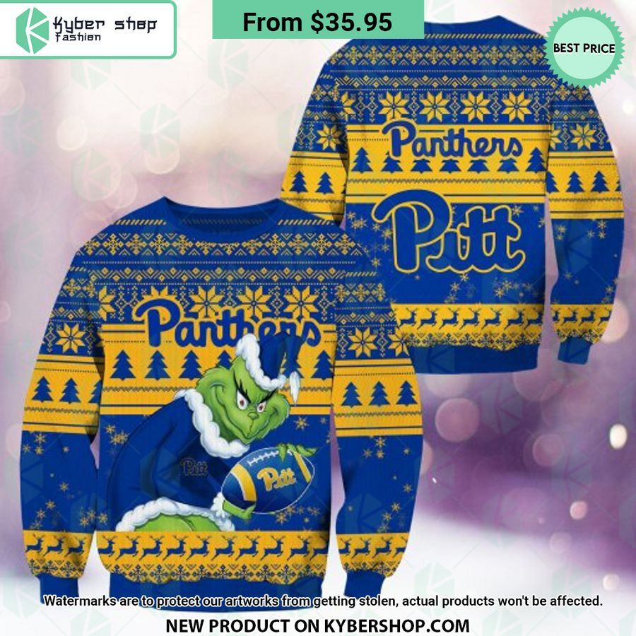 Pittsburgh Panthers Grinch Christmas Sweater