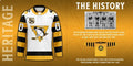 Pittsburgh Penguins Heritage Concepts team logo Hockey Jersey