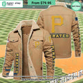 Pittsburgh Pirates MLB Fleece Leather Jacket