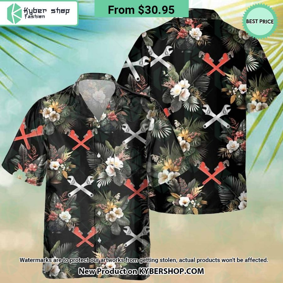 Plumber Tools Hawaiian Shirt