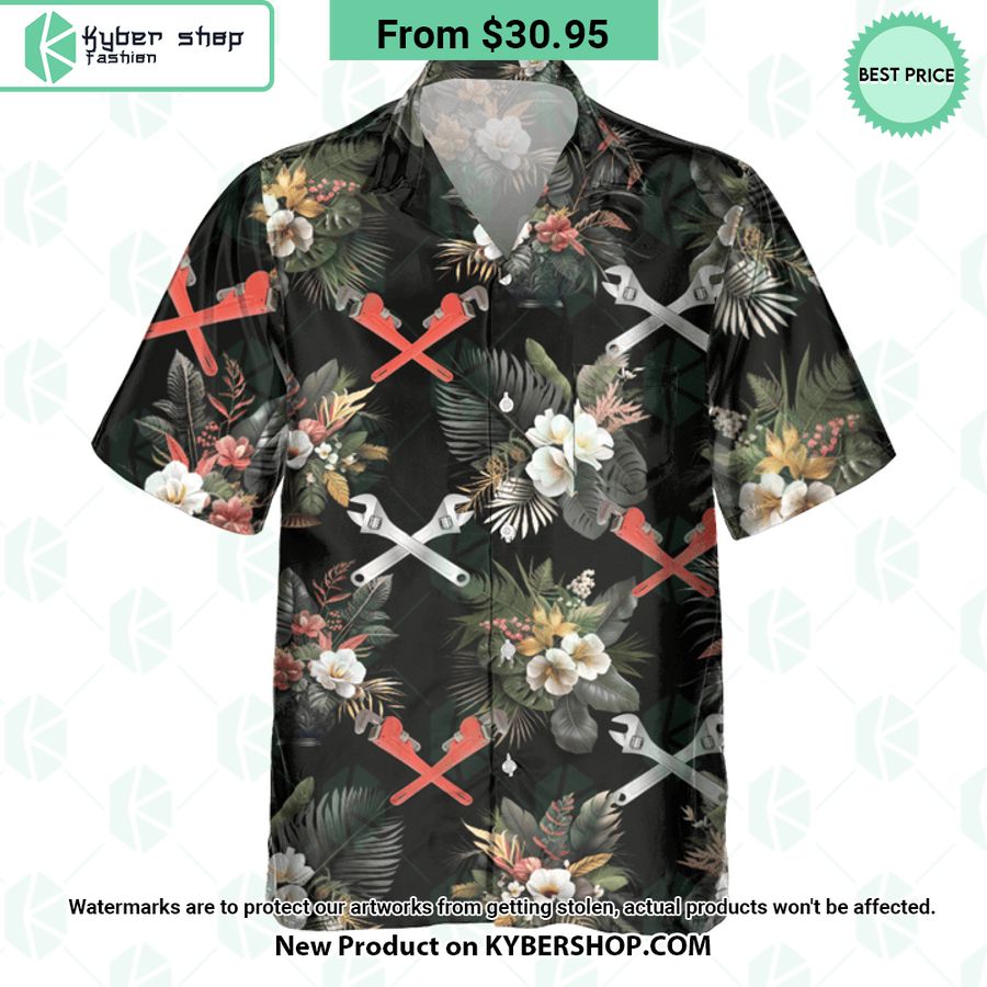 Plumber Tools Hawaiian Shirt