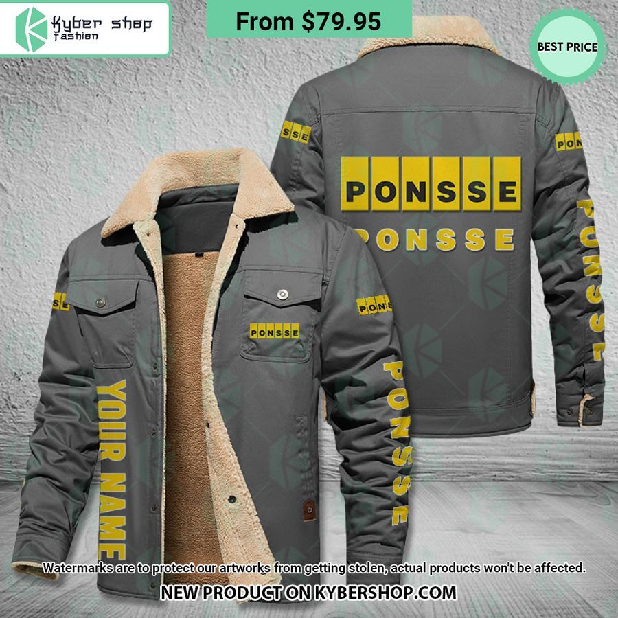 Ponsse CUSTOM Fleece Leather Jacket