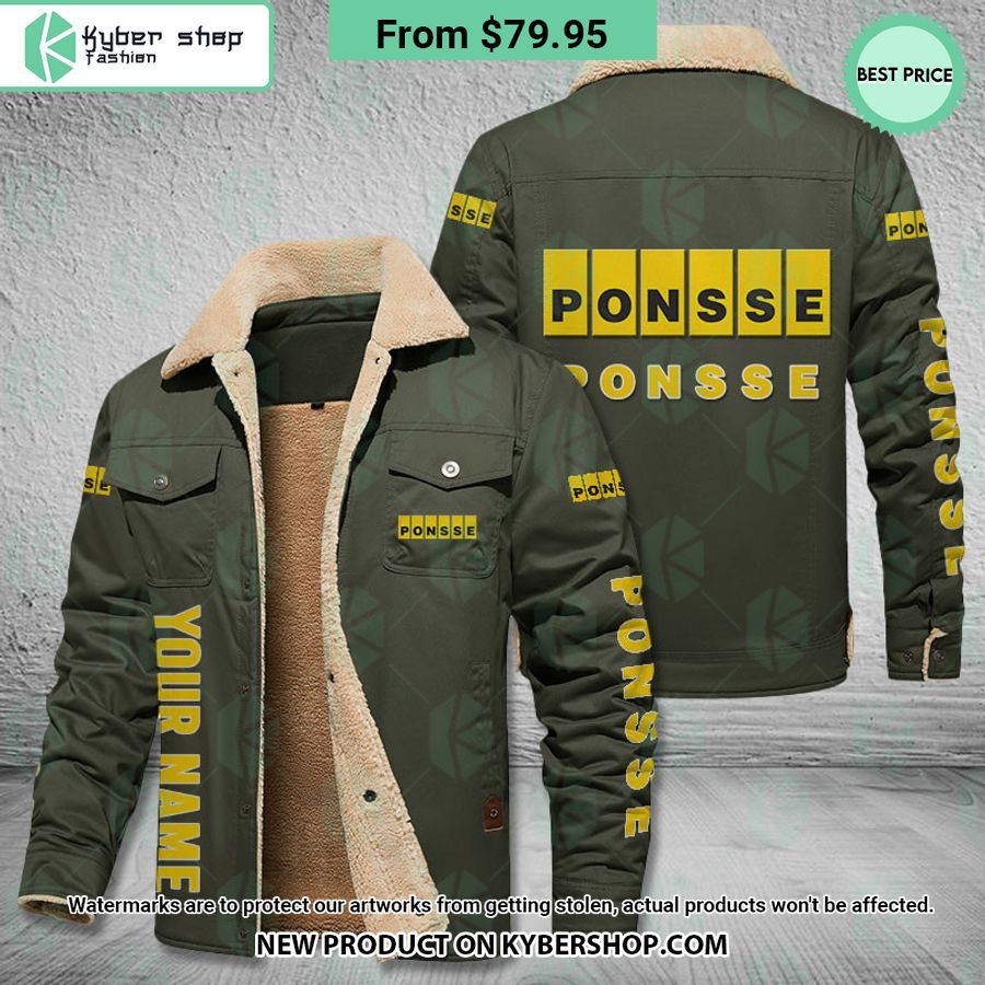 Ponsse CUSTOM Fleece Leather Jacket