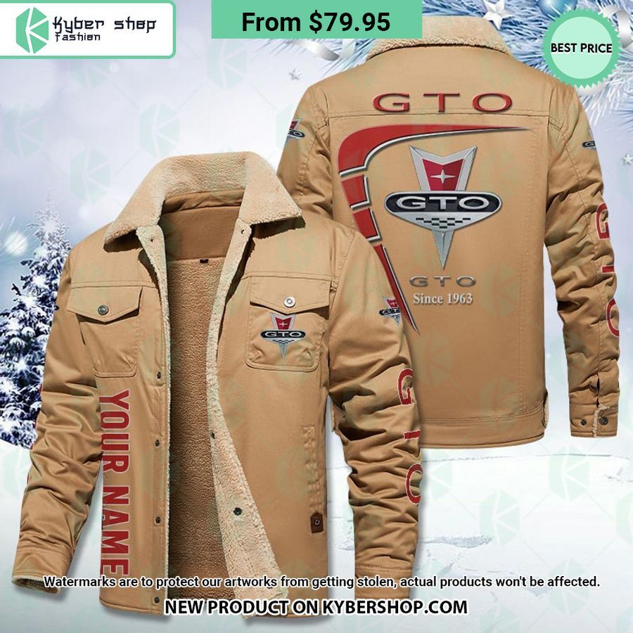 Pontiac GTO Fleece Leather Jacket