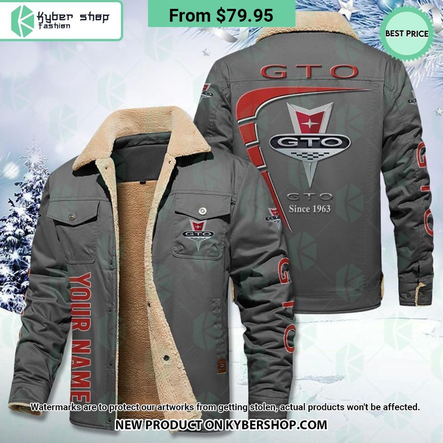 Pontiac GTO Fleece Leather Jacket