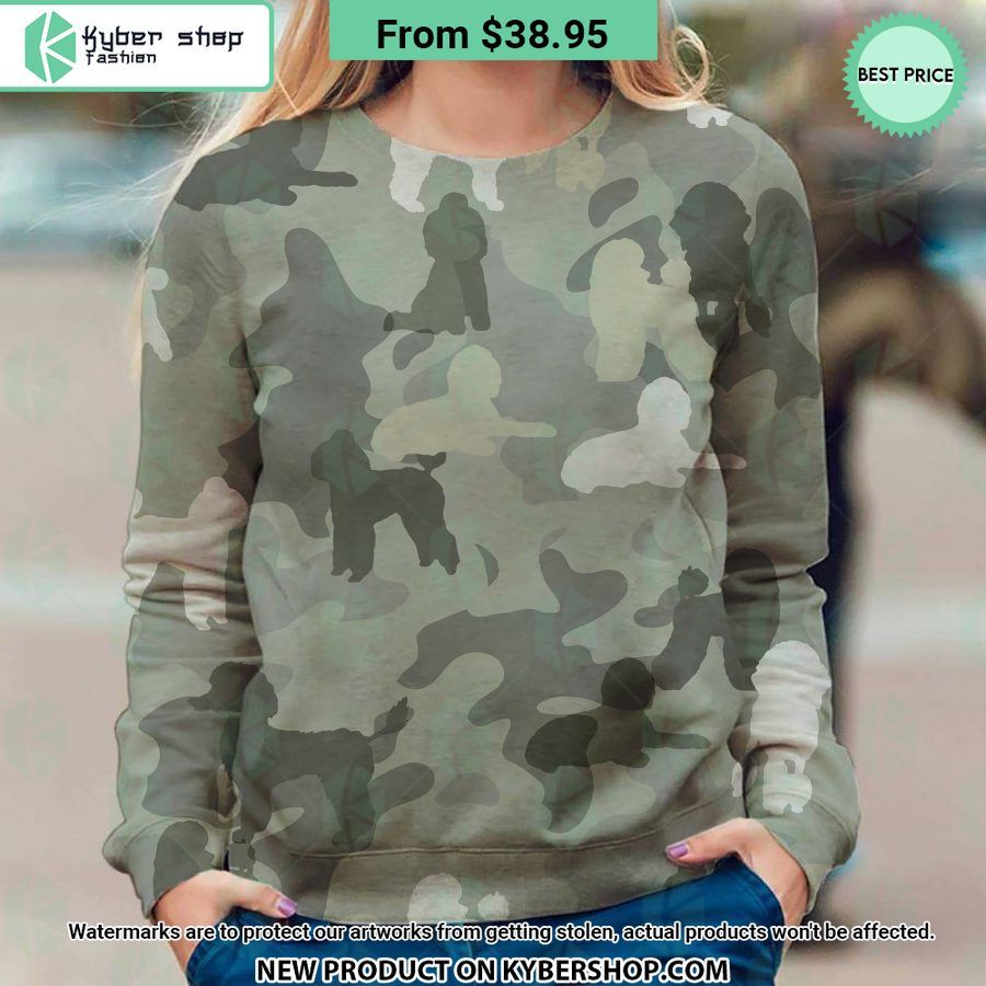 Poodle Camo Sweatshirt