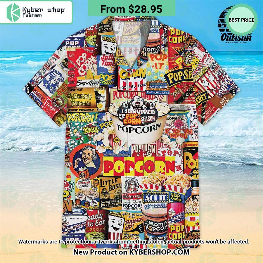 Popcorn Hawaiiian Shirt