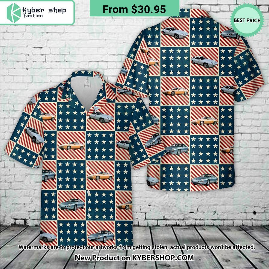 Porsche 928 1978 4th Of July Hawaiian Shirt