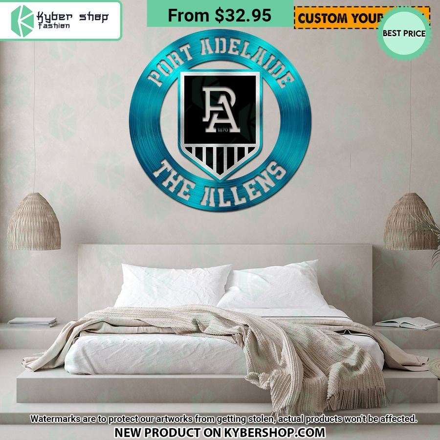 Port Adelaide CUSTOM Metal Sign