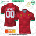 Portugal Rugby Home Jersey Rugby World Cup 2023 CUSTOM Polo Shirt