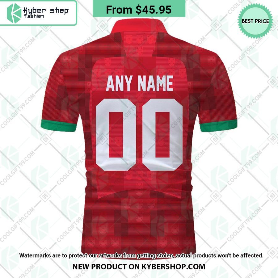 Portugal Rugby Home Jersey Rugby World Cup 2023 CUSTOM Polo Shirt