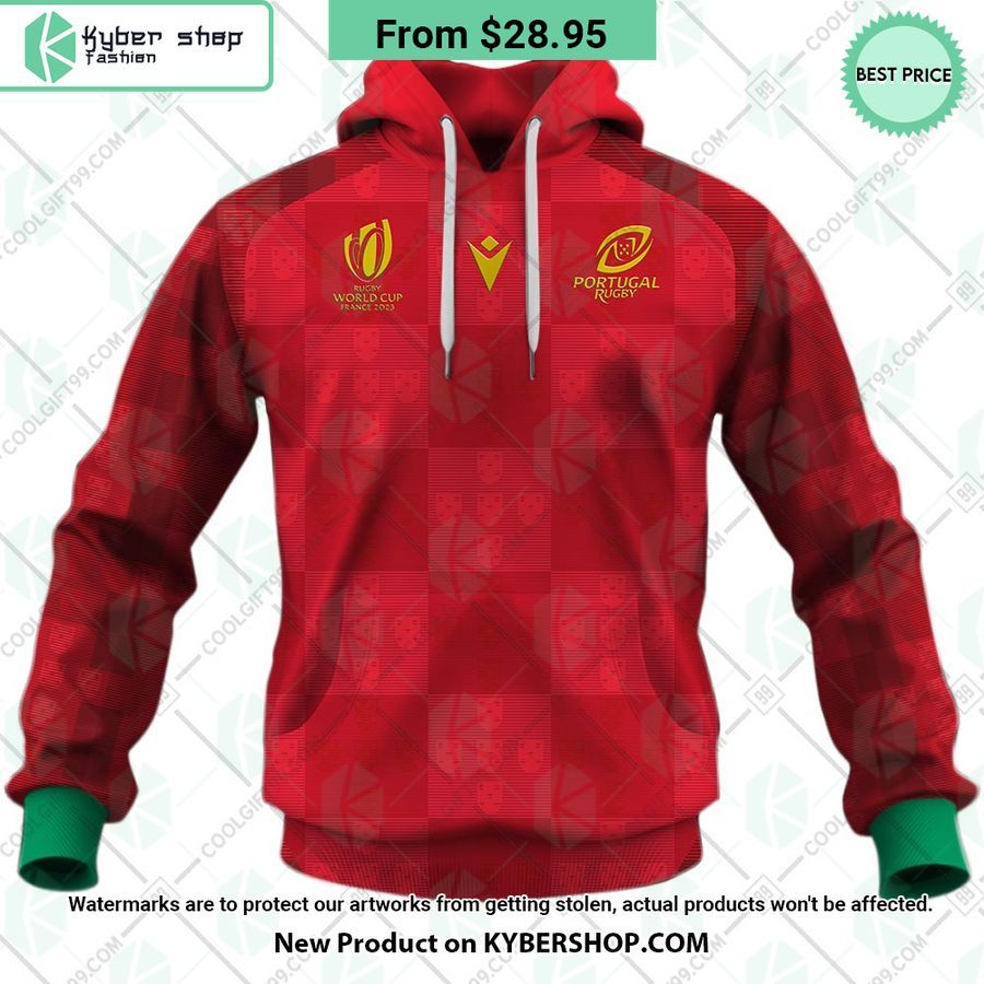 Portugal Rugby Home Jersey Rugby World Cup 2023 CUSTOM Hoodie