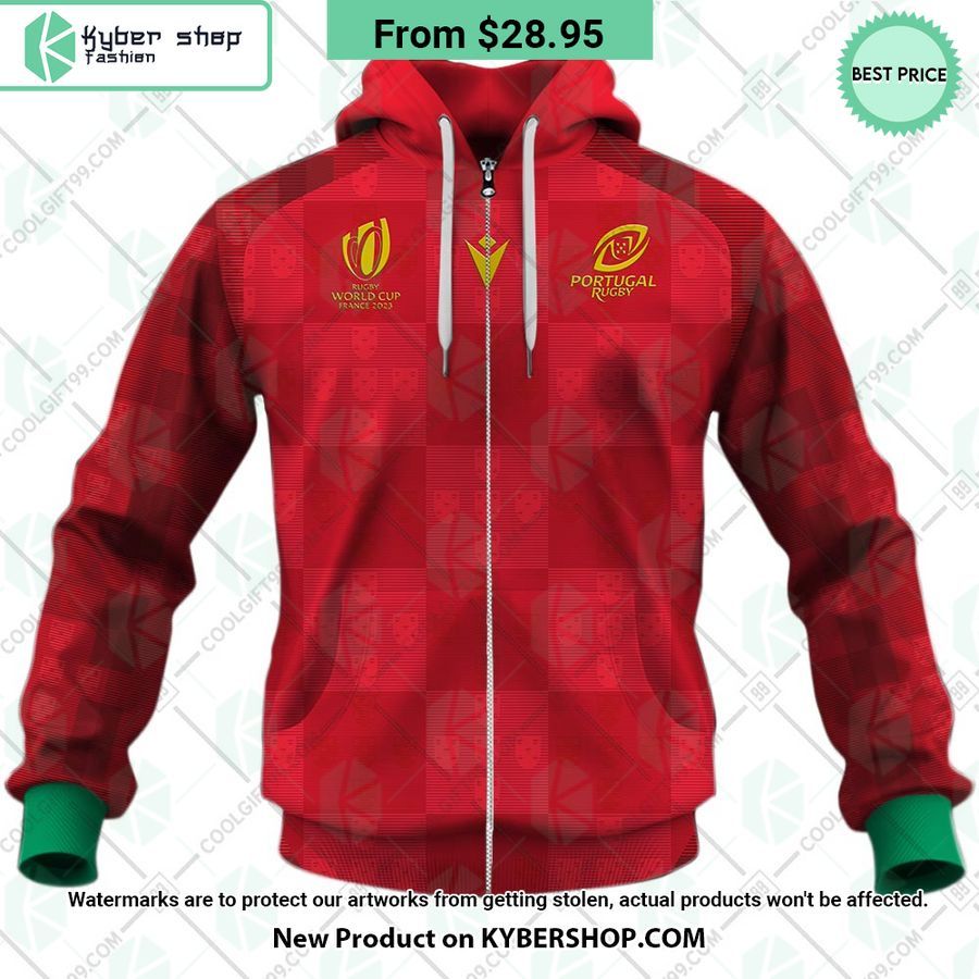 Portugal Rugby Home Jersey Rugby World Cup 2023 CUSTOM Hoodie