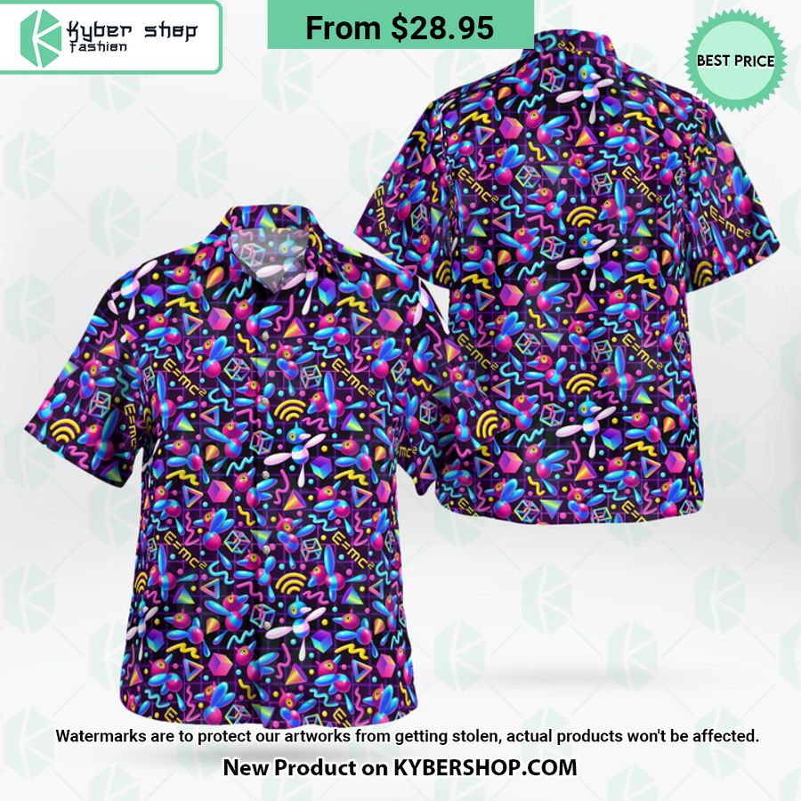 Porygon-Z Hawaiian Shirt Shorts