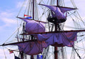 Preparing To Sail Print