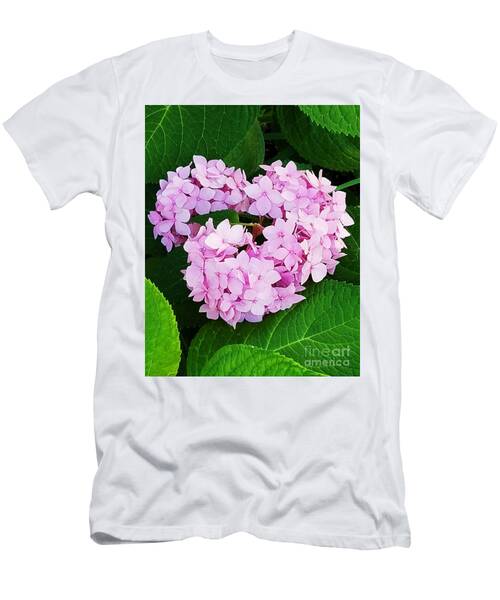 Pretty In Pink Framed By Green T-Shirt