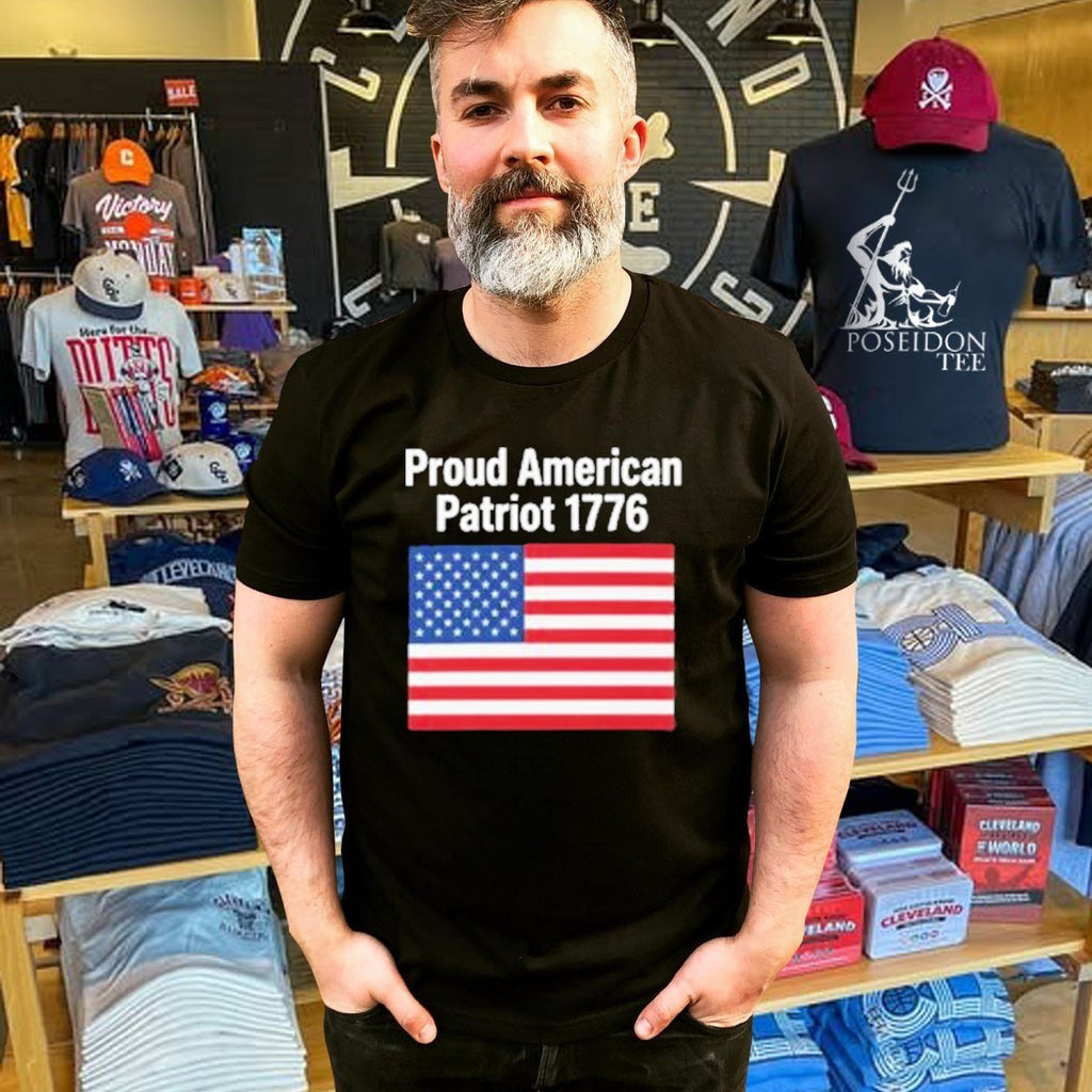 Proud American Patriot 1776 T-shirt