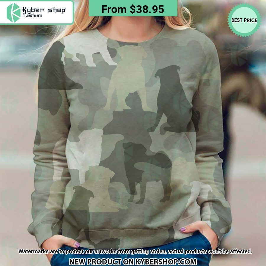 Pug Camo Sweatshirt