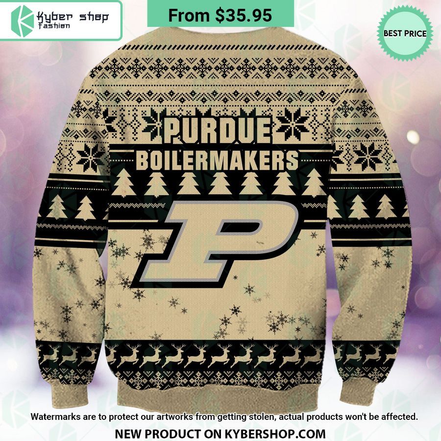 Purdue Boilermakers Grinch Christmas Sweater