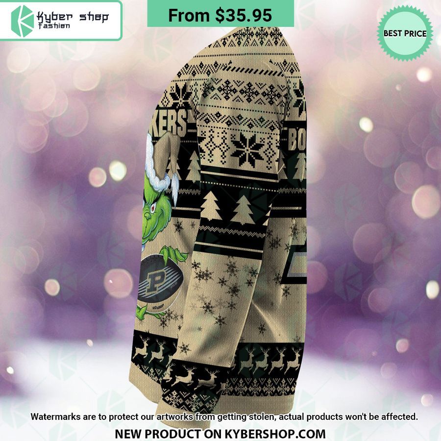 Purdue Boilermakers Grinch Christmas Sweater