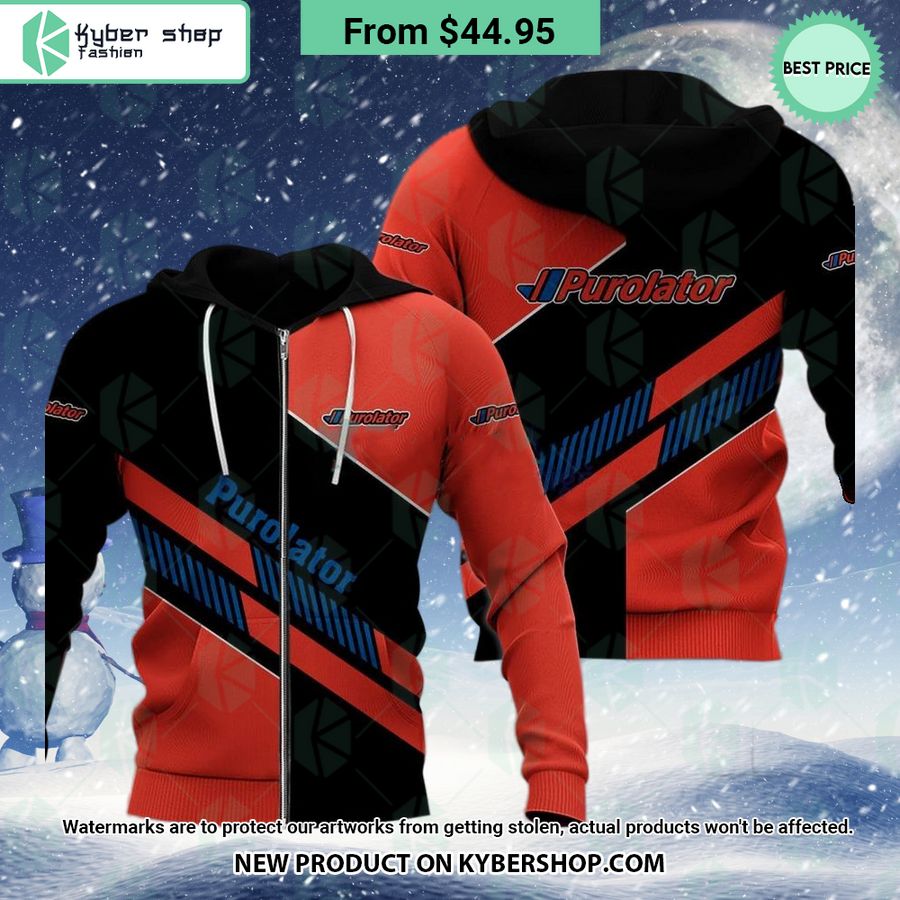 Purolator Zip Hoodie