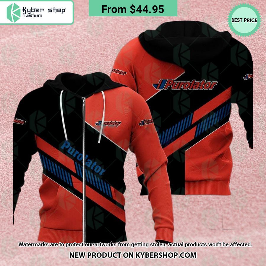Purolator Zip Hoodie