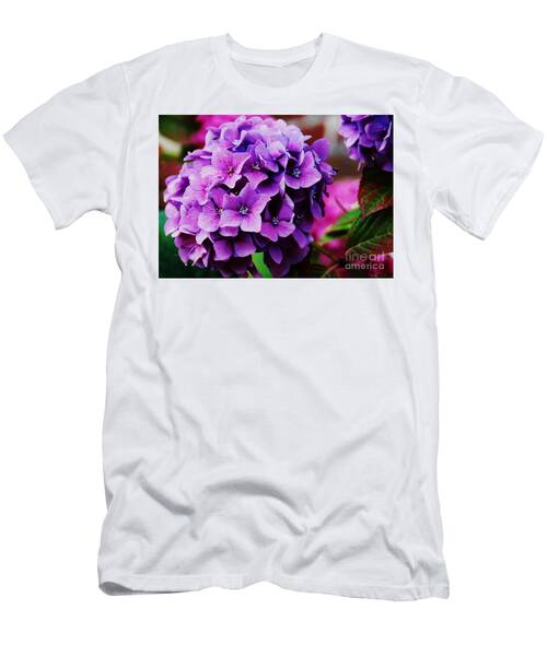 Purple Hydrangea From Victoria, British Columbia, Canada T-Shirt