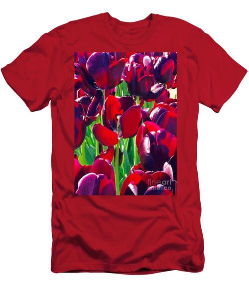 Purple Royals Tulips T-Shirt