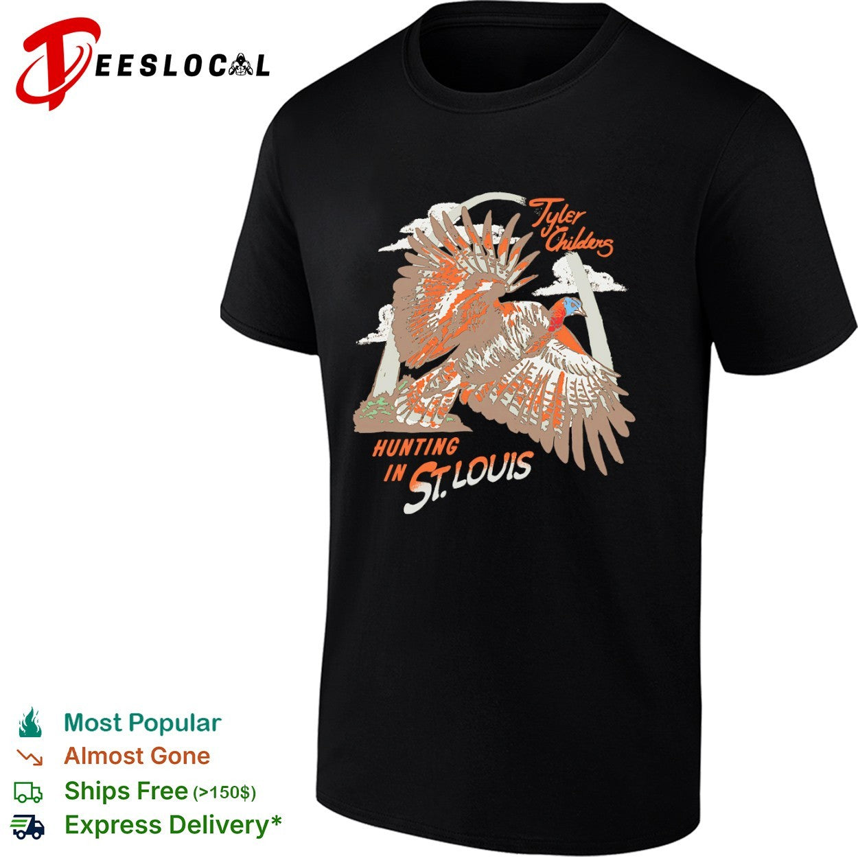 Tyler Childers Hunting in St Louis Country Music shirt