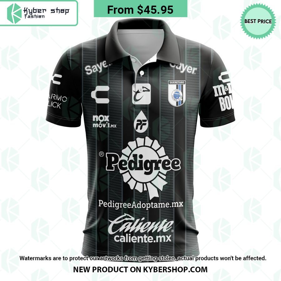 Queretaro F.C Away Liga MX CUSTOM Polo Shirt