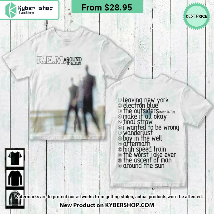 R.E.M. Band Around The Sun Album Shirt