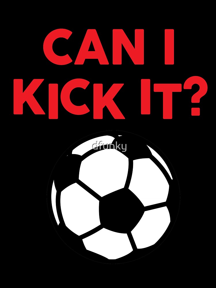 CAN I KICK IT? - SOCCER BALL by dfunky