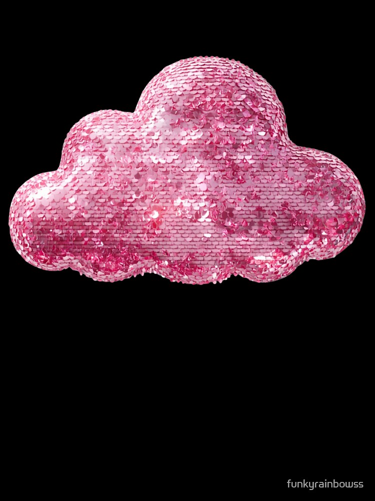 sequin pink cloud by funkyrainbowss