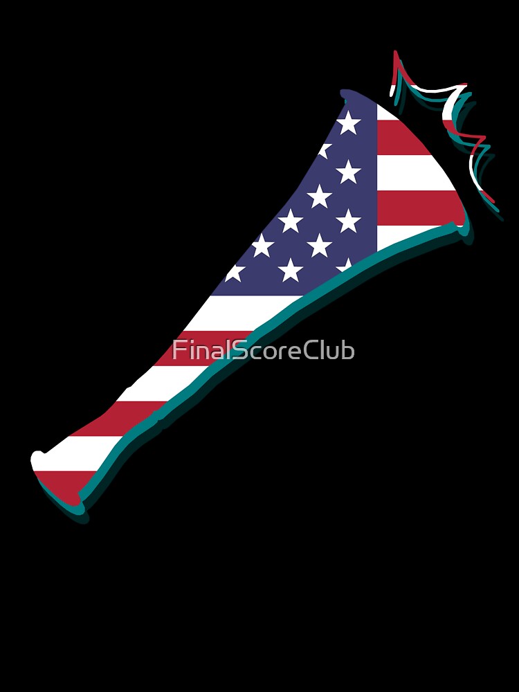 USA Flag Vuvuzela by FinalScoreClub