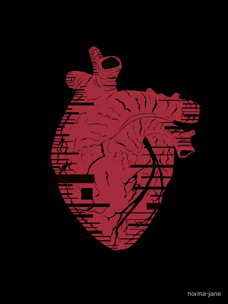 heart glitch by norma-jane