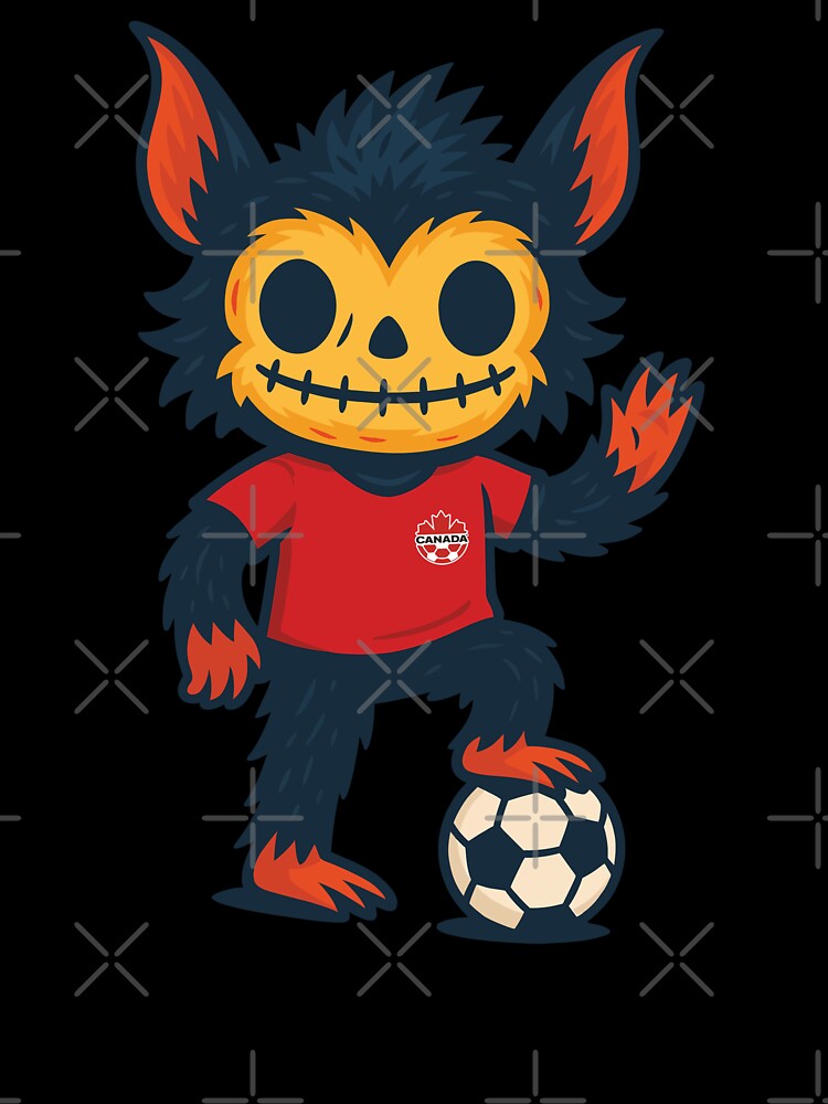 Copy of Creepy Cute Monster – Canada Soccer Edition by Weasel Graphix