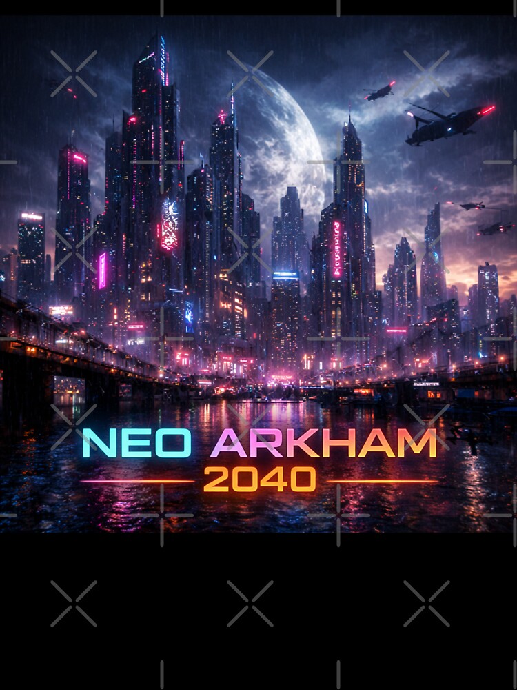 Neo Arkham 2040 - Cyberpunk by Beaurozier