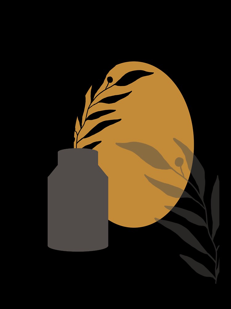 minimalist basket leaves by zeeminimal