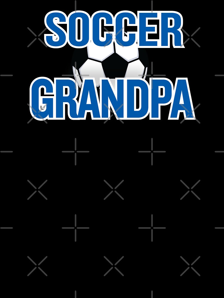 'Soccer Grandpa' (Black) by The Button Gal