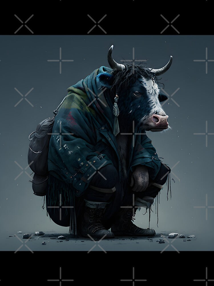Crust Punk Cow by Chrisjeffries24
