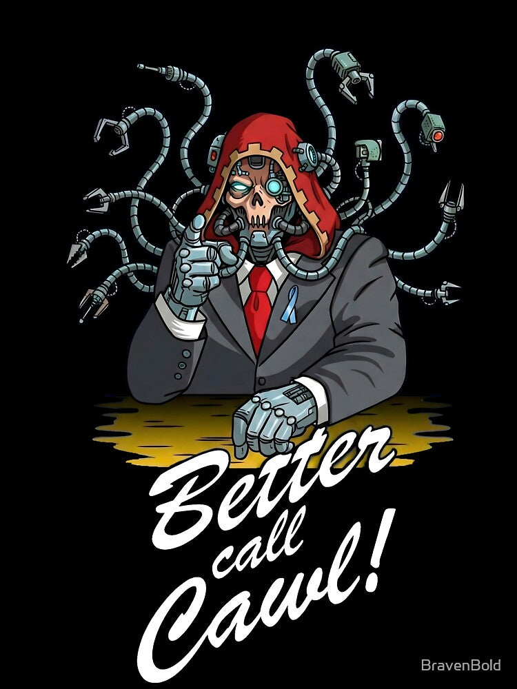 Grimdark Lawyer – Tech Cult Sci-Fi Humor Design by BravenBold