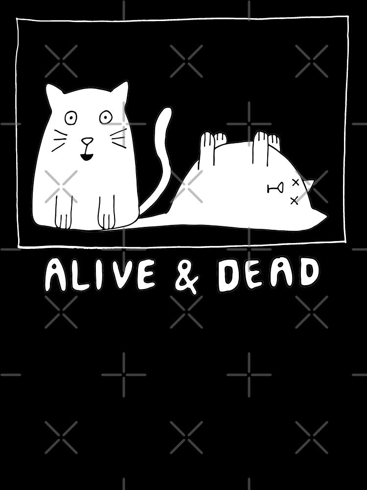 Schrodinger's Cat Alive and Dead by Geek-topia