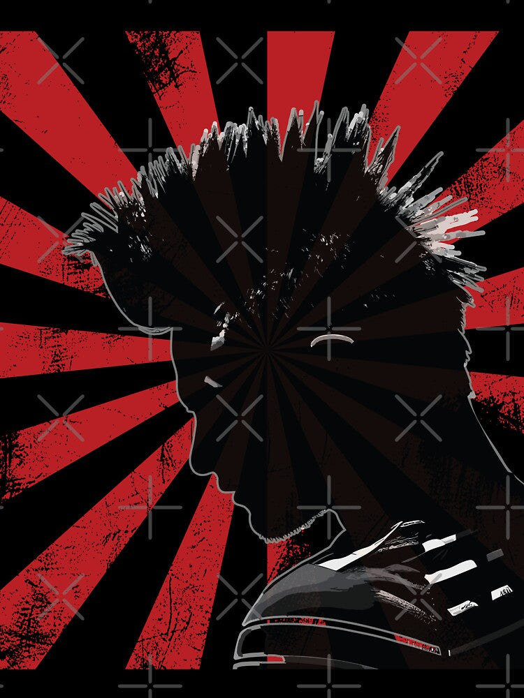 Retro Grunge Punk Mohawk by SeaWolfStudio
