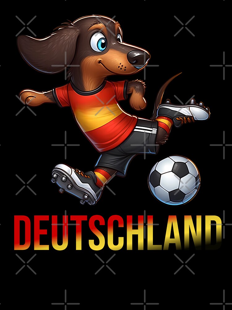 Funny Dachshund soccer player,  German football team World Tournament by Oz64