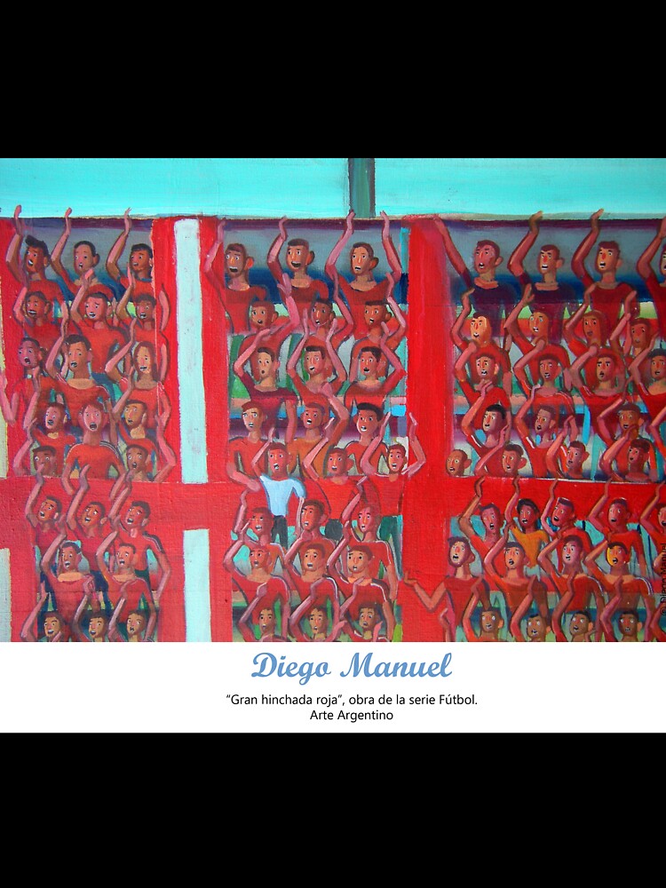 Great red grandstand (detail) by Diego Manuel Rodriguez