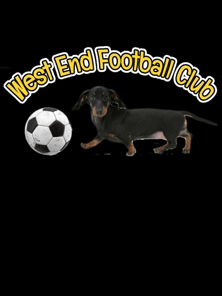West End Football Club sausage dog design by West End FC
