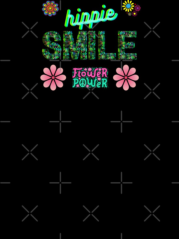 Hippie lifestyle psychedelic art floral theme chill vibes by TheSeasonalYard